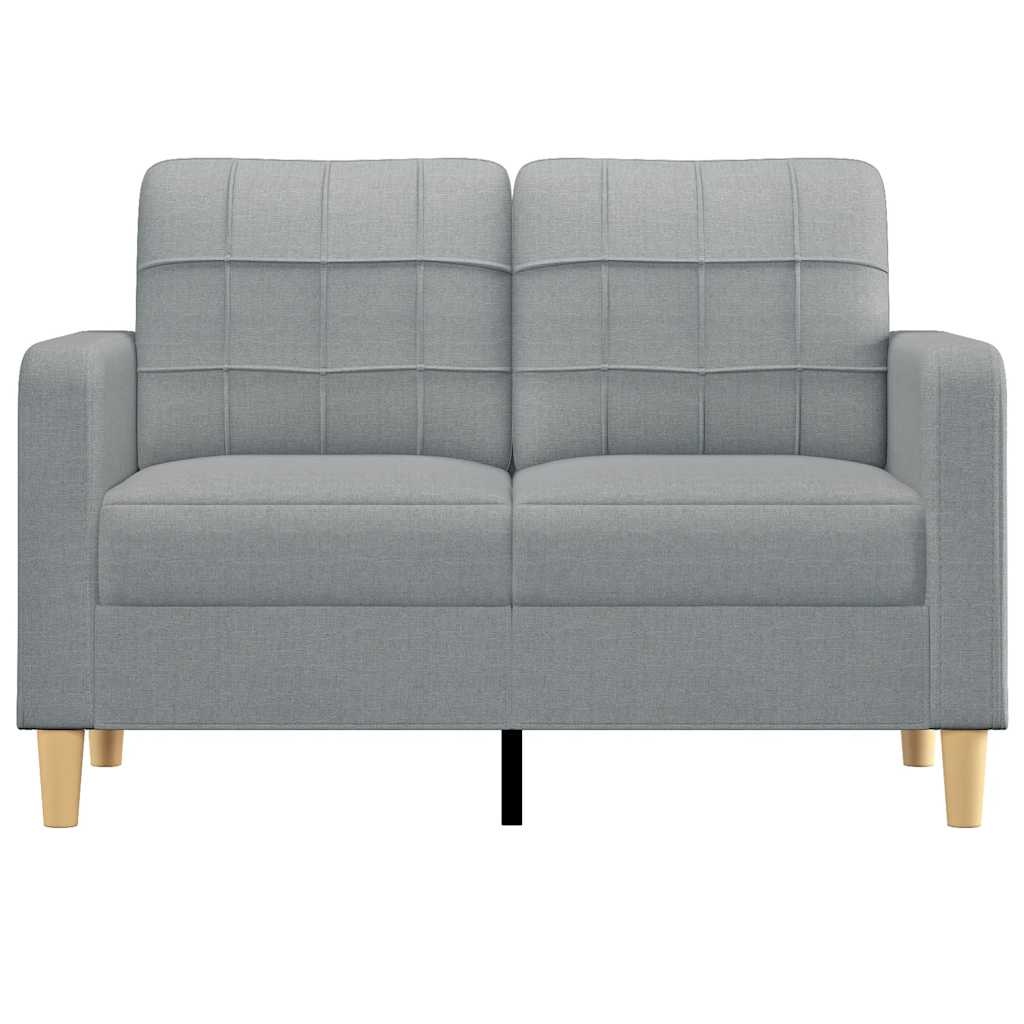 vidaXL Tweezitsbank Lichtgrijs - 45% Korting! (120cm)