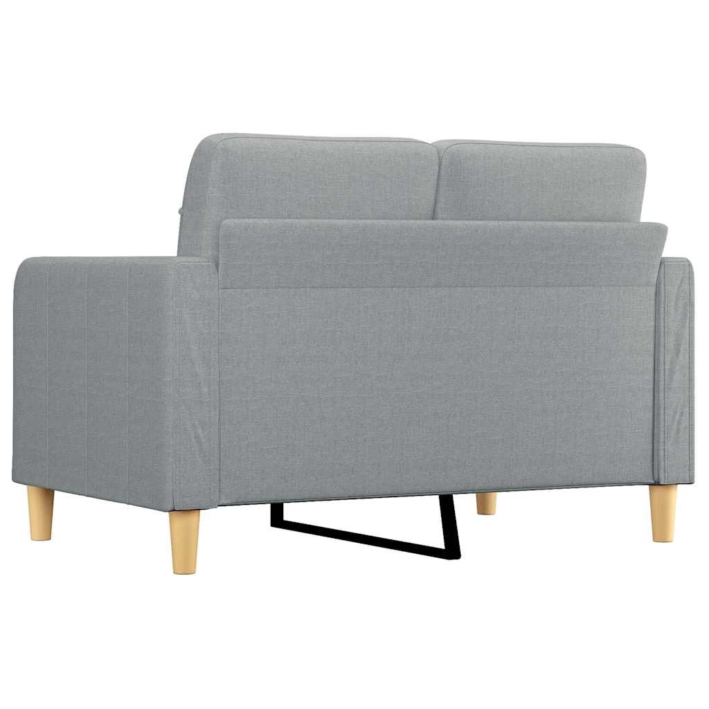 vidaXL Tweezitsbank Lichtgrijs - 45% Korting! (120cm)