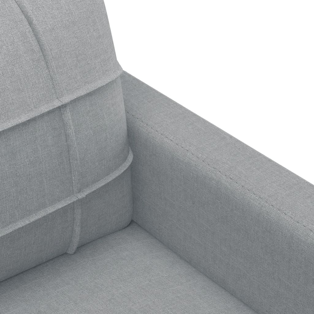 vidaXL Tweezitsbank Lichtgrijs - 45% Korting! (120cm)