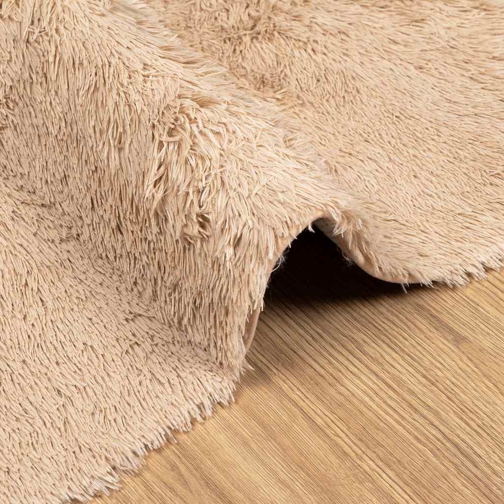 vidaXL Hoogpolig Kleed NAVARRA 240x340 Beige -35%