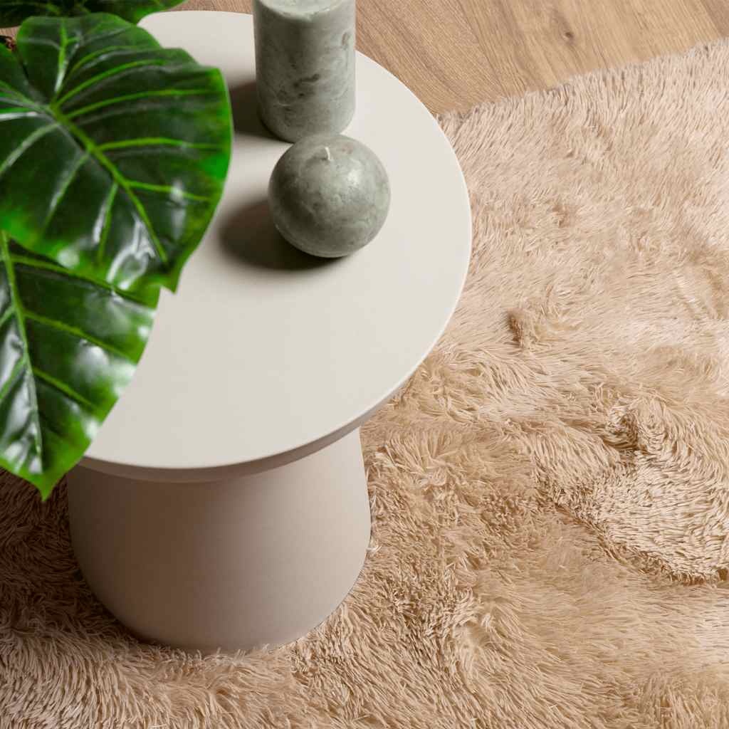 vidaXL Hoogpolig Kleed NAVARRA 240x340 Beige -35%