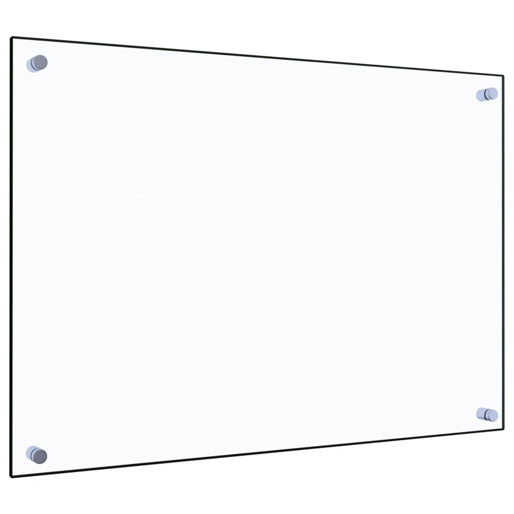 VidaXL Keuken Spatscherm 70x50cm Glas - Transparant - 47% Korting!