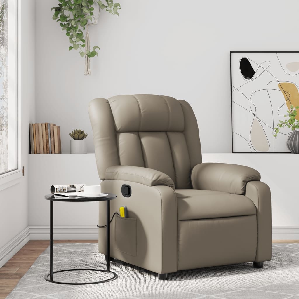 vidaXL Massagestoel Cappuccino - 35% Korting! Comfort & Relax
