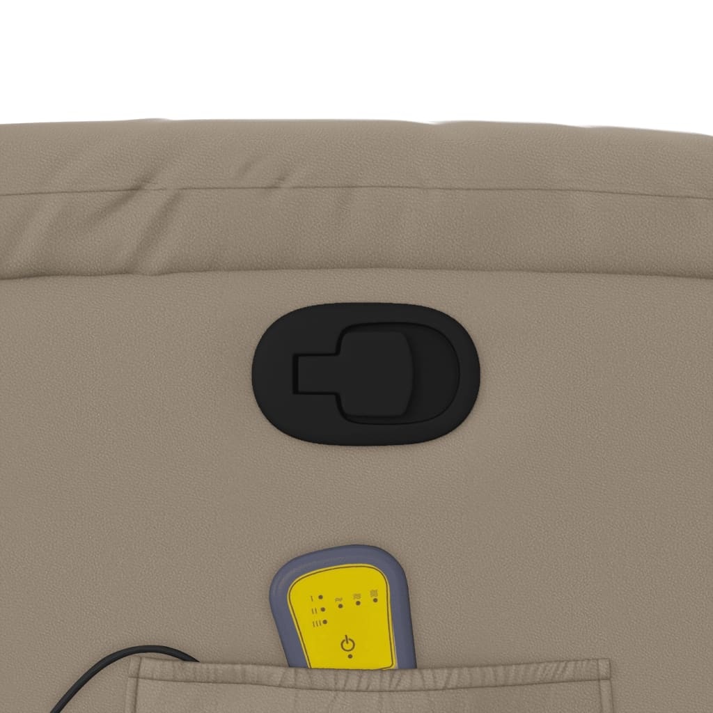 vidaXL Massagestoel Cappuccino - 35% Korting! Comfort & Relax