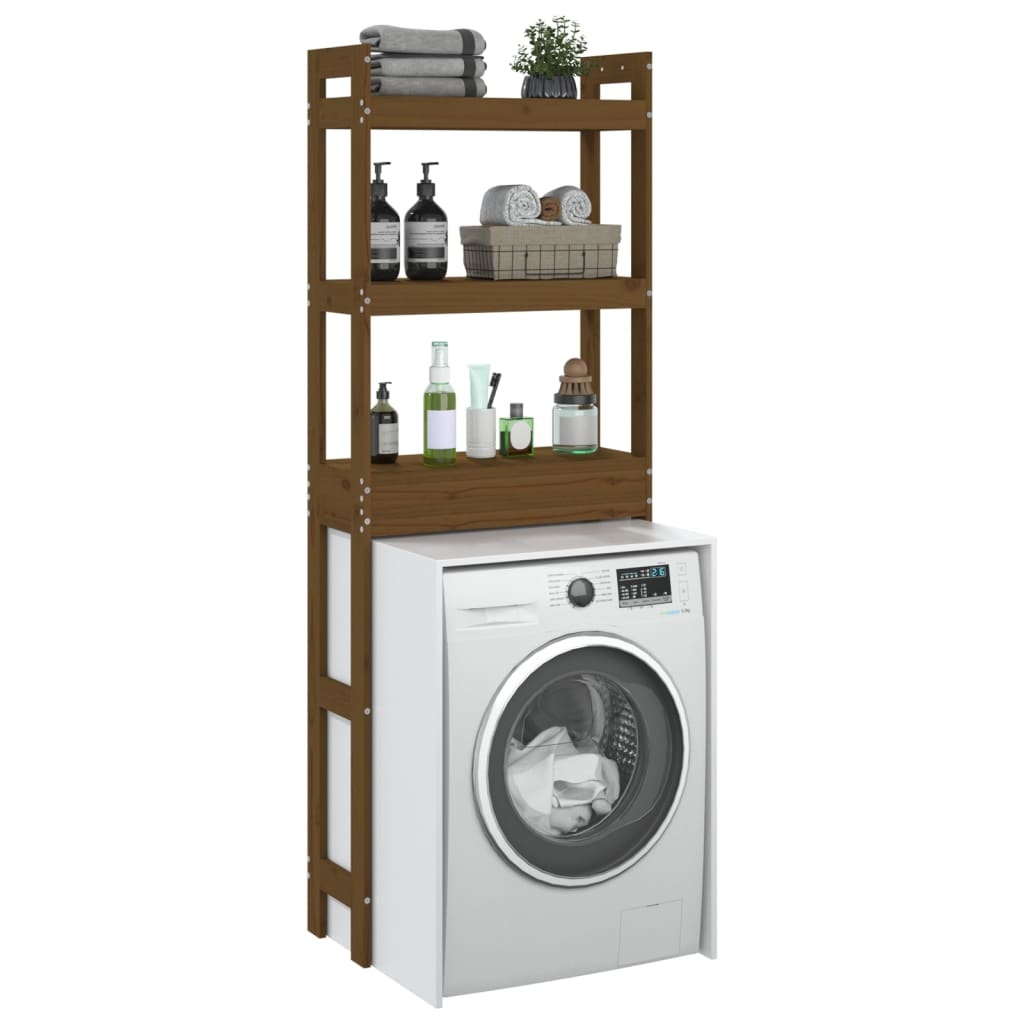 vidaXL Toiletrek Grenenhout Honingbruin - 35% Korting! Beschadigd