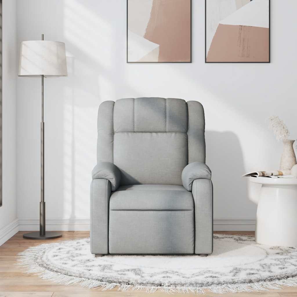 vidaXL Massagestoel Lichtgrijs - Verstelbaar & Comfortabel - 35% Korting!