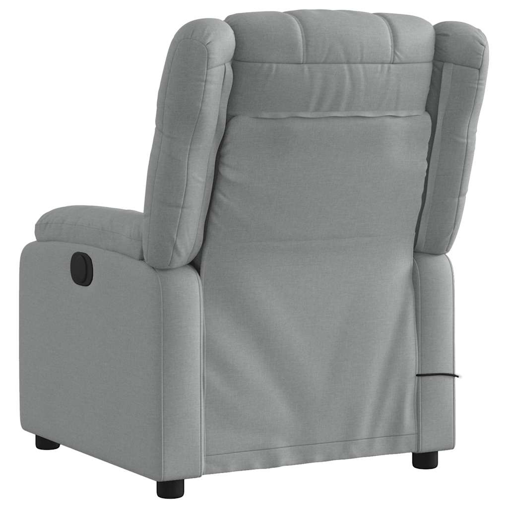 vidaXL Massagestoel Lichtgrijs - Verstelbaar & Comfortabel - 35% Korting!