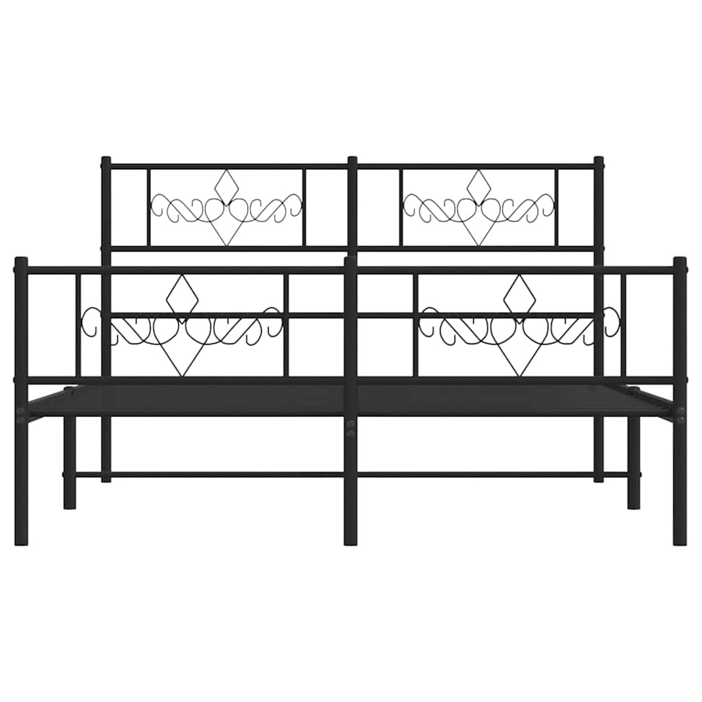 VidaXL Bedframe 150x200 Zwart - 45% Korting! (Zo Goed Als Nieuw)