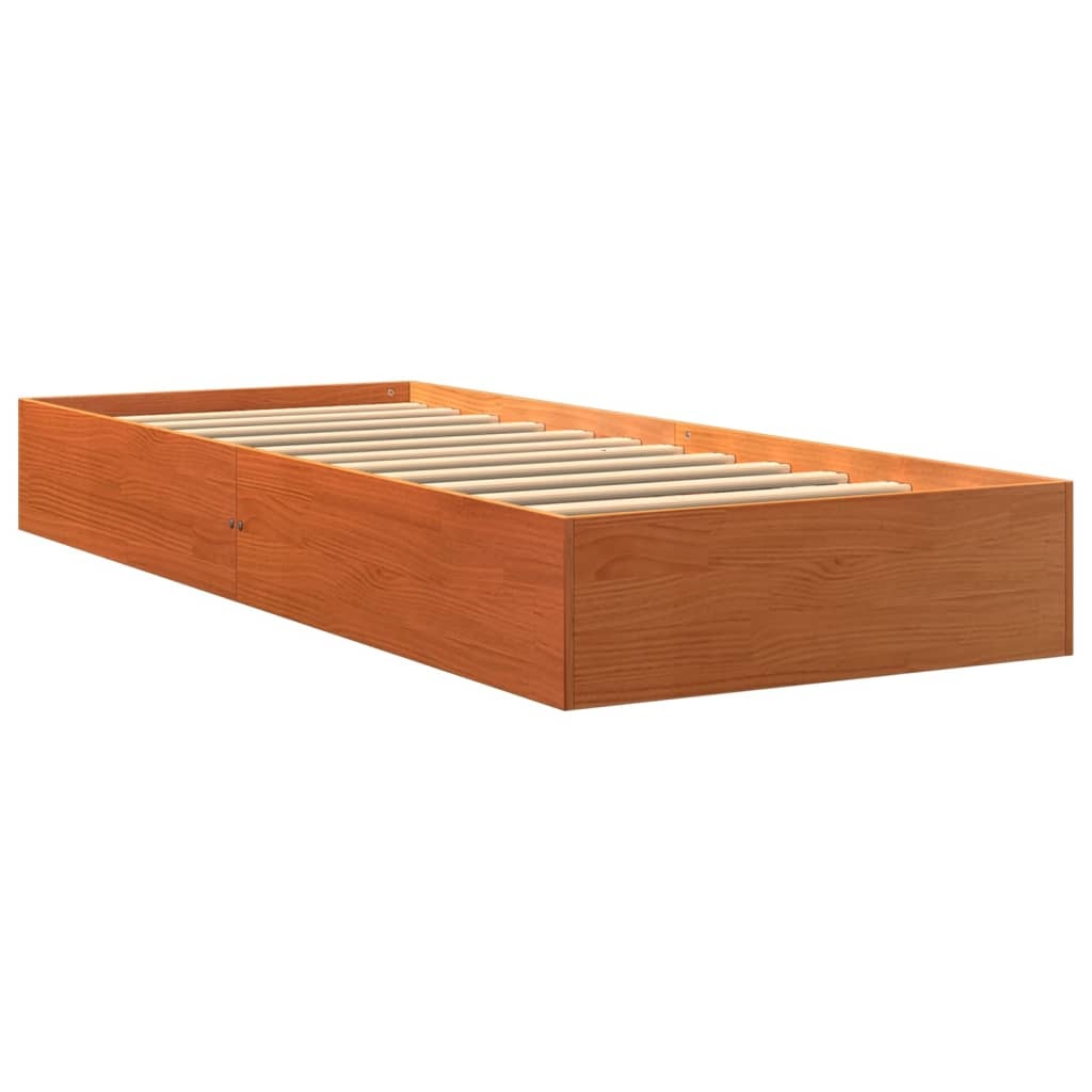 Grenen Bedframe 90x190 cm Wasbruin - 35% Korting!