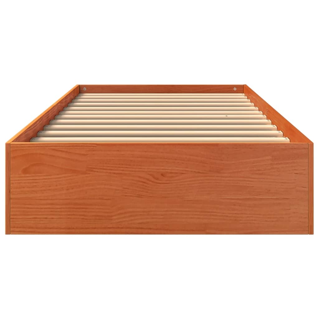 Grenen Bedframe 90x190 cm Wasbruin - 35% Korting!