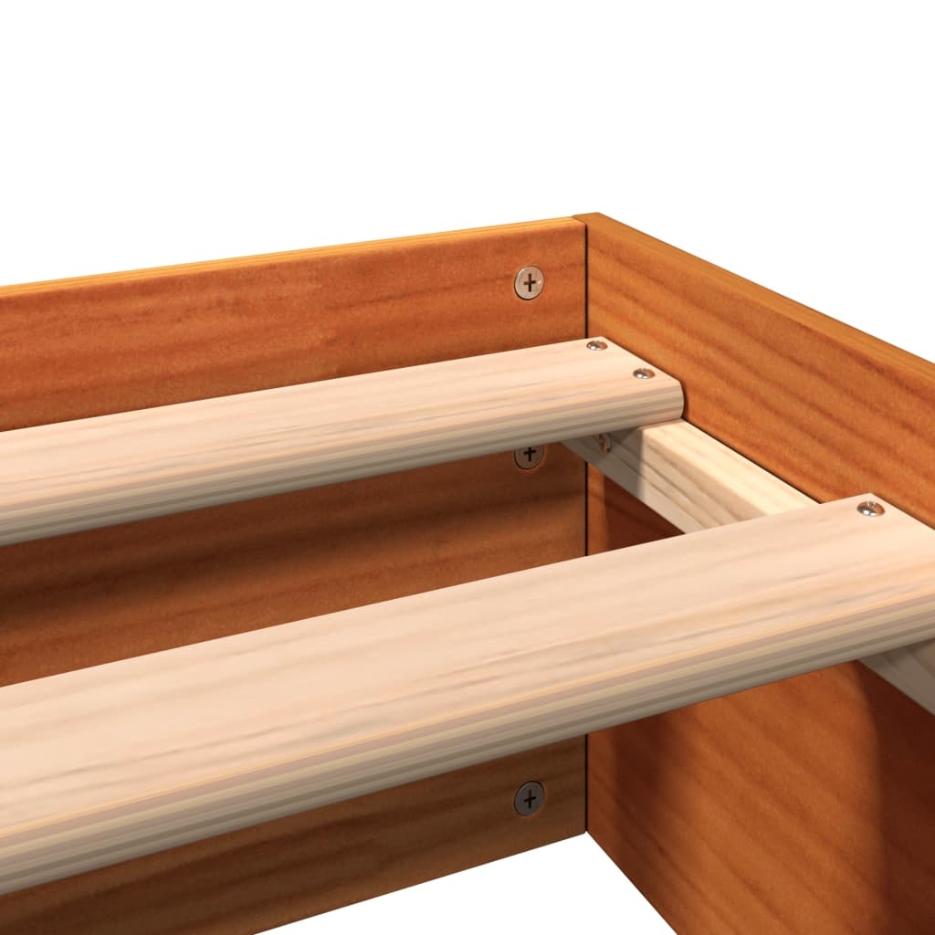 Grenen Bedframe 90x190 cm Wasbruin - 35% Korting!