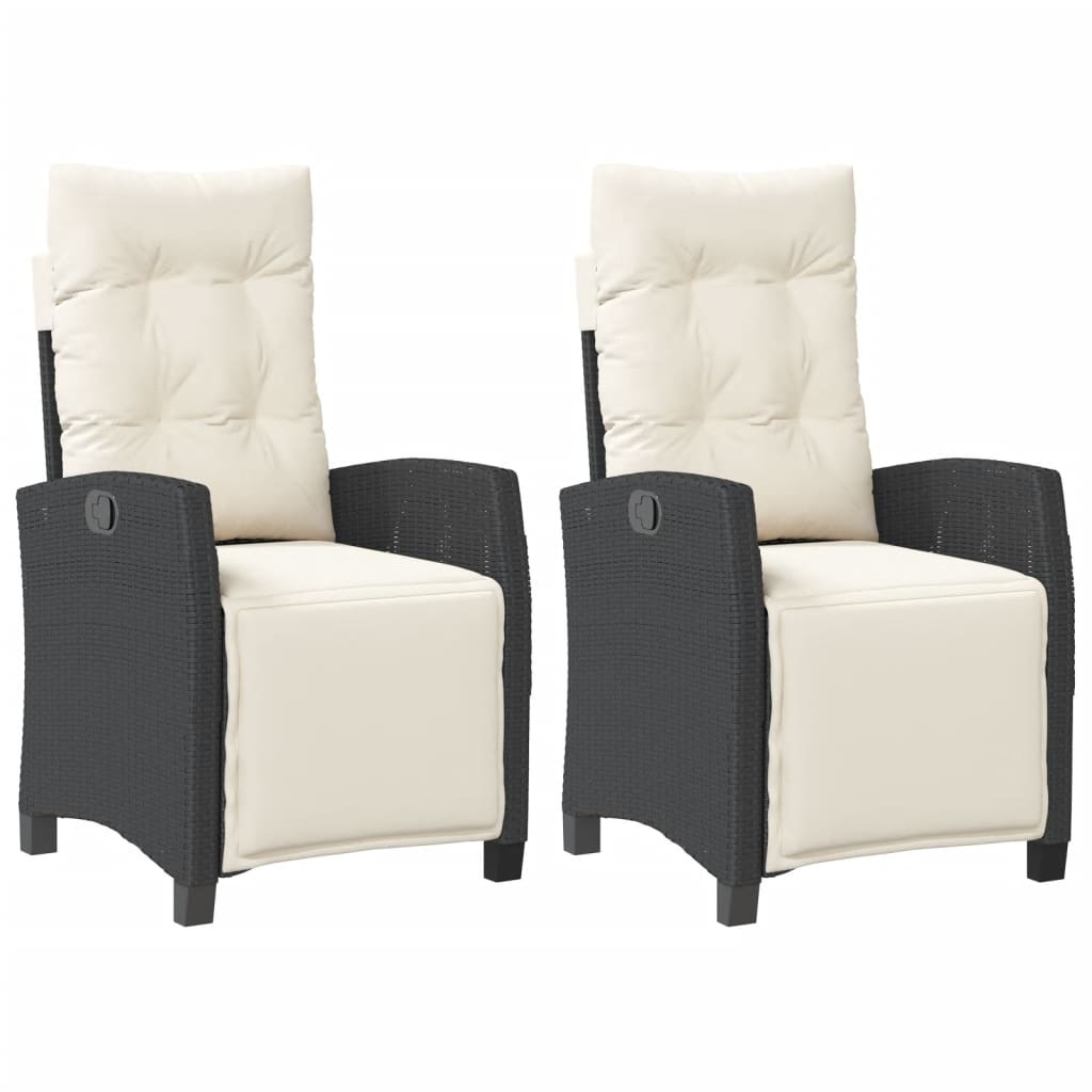 VidaXL Tuinstoelen (2x) verstelbaar + voetensteun -35%