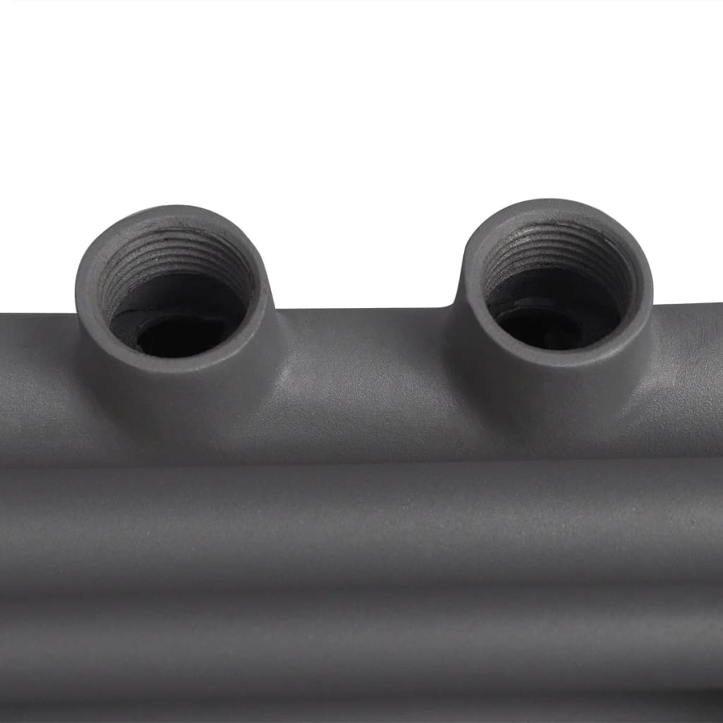vidaXL Radiator Handdoekenrek Grijs 50x76cm -35% Korting!