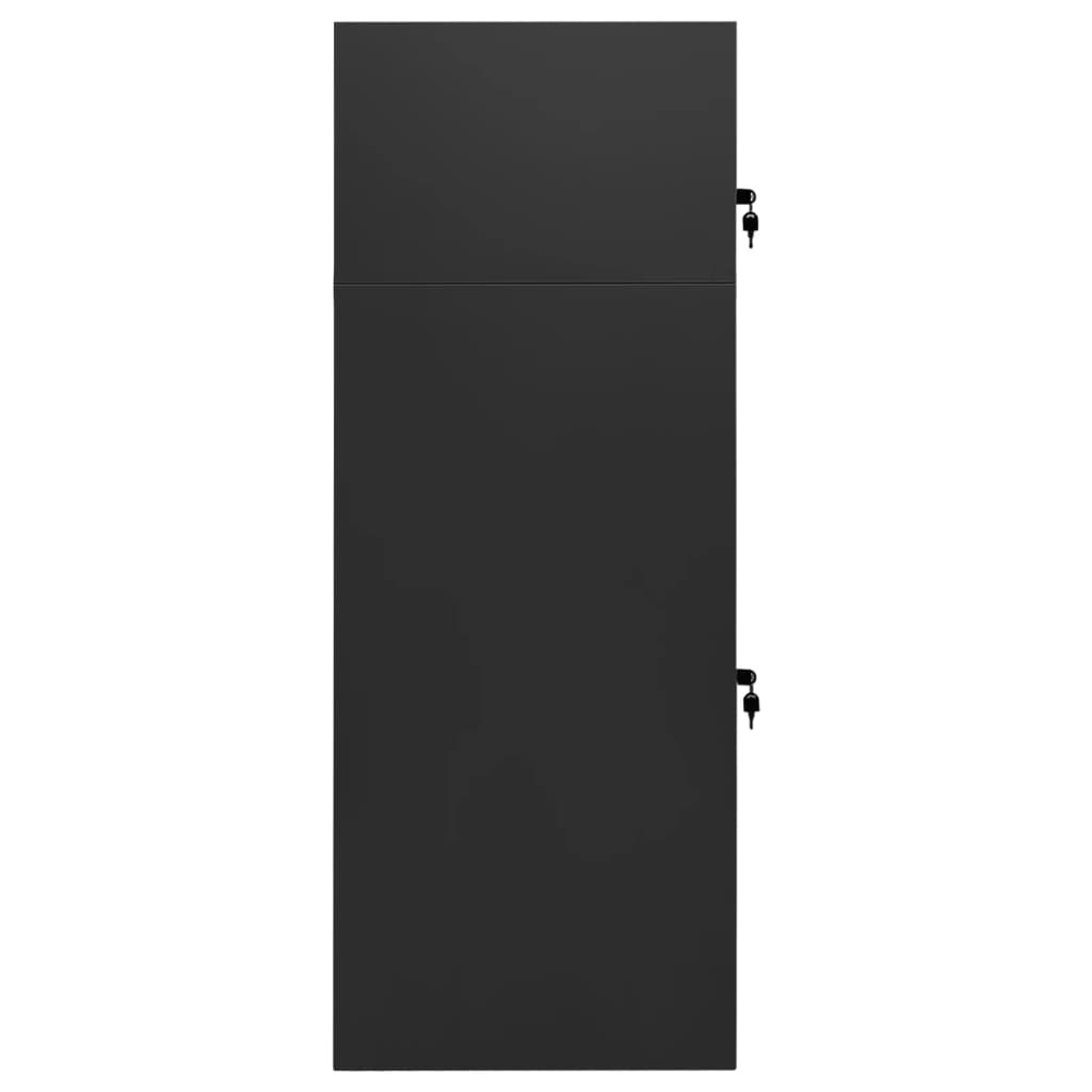 vidaXL Zadelkast Antraciet - 53x53x140cm - 35% Korting!