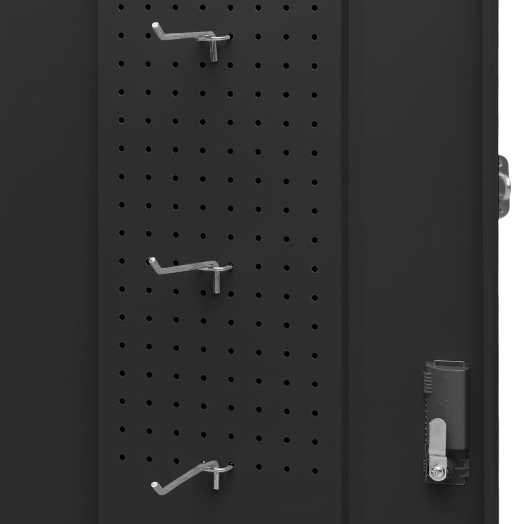 vidaXL Zadelkast Antraciet - 53x53x140cm - 35% Korting!