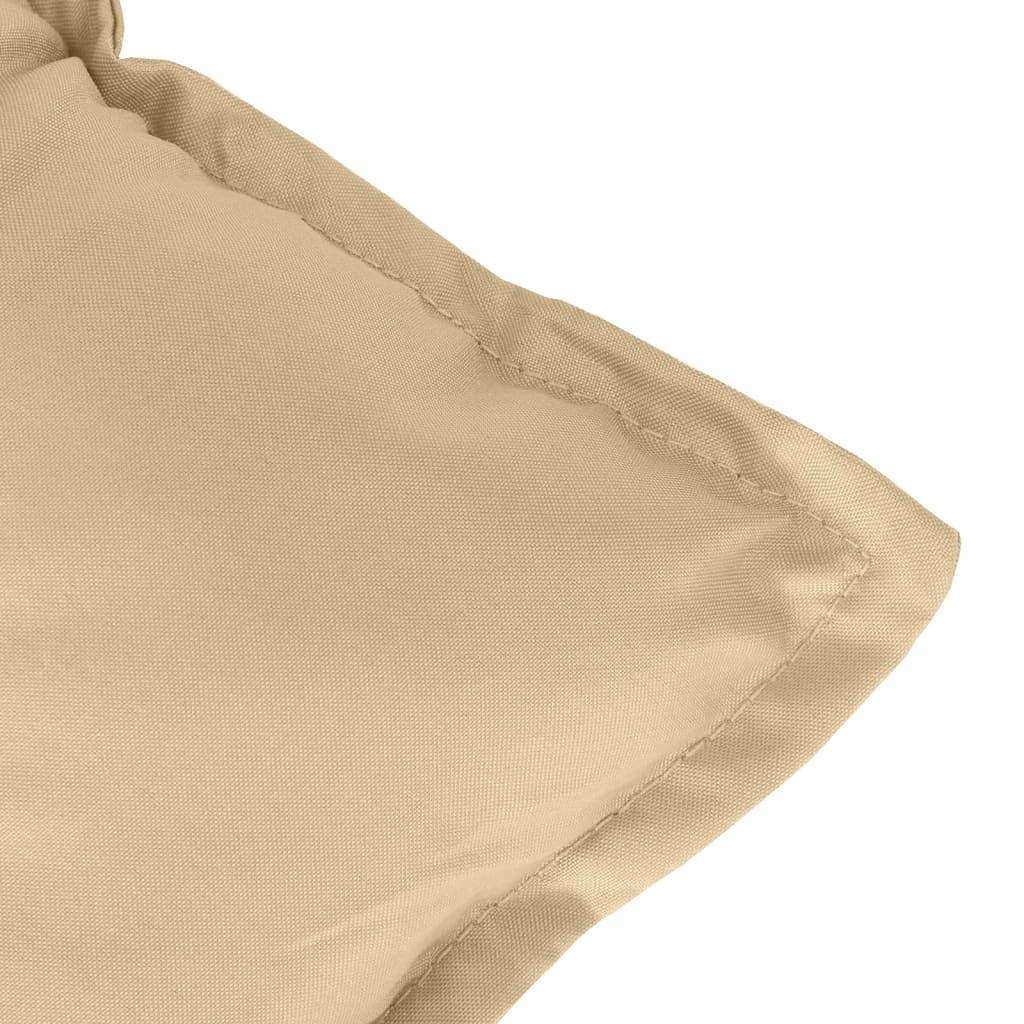 vidaXL Stoelkussens 4st Beige - Lage Rug - 35% Korting!