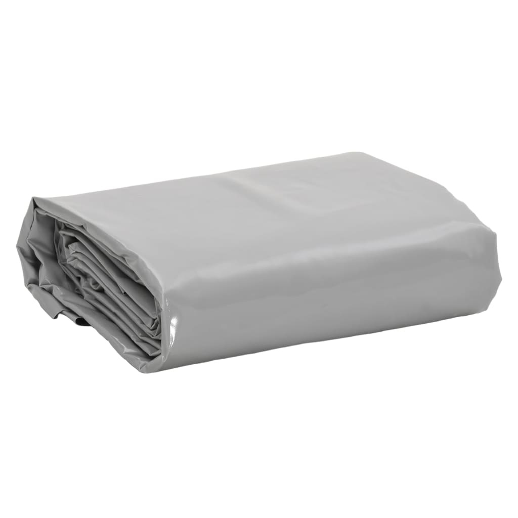 vidaXL Dekzeil 5x5m Grijs 650g/m² - 35% Korting!
