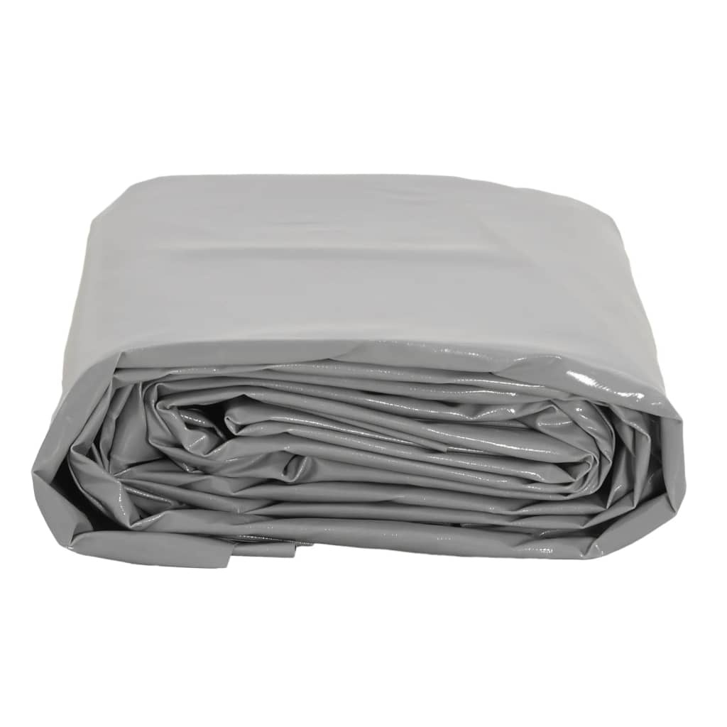 vidaXL Dekzeil 5x5m Grijs 650g/m² - 35% Korting!