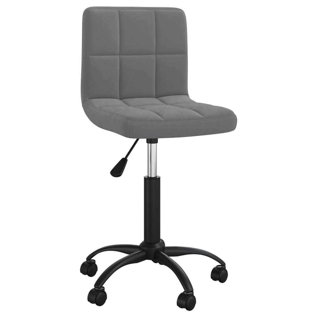 VidaXL Draaistoel Fluweel Grijs -47%! Topdeal!