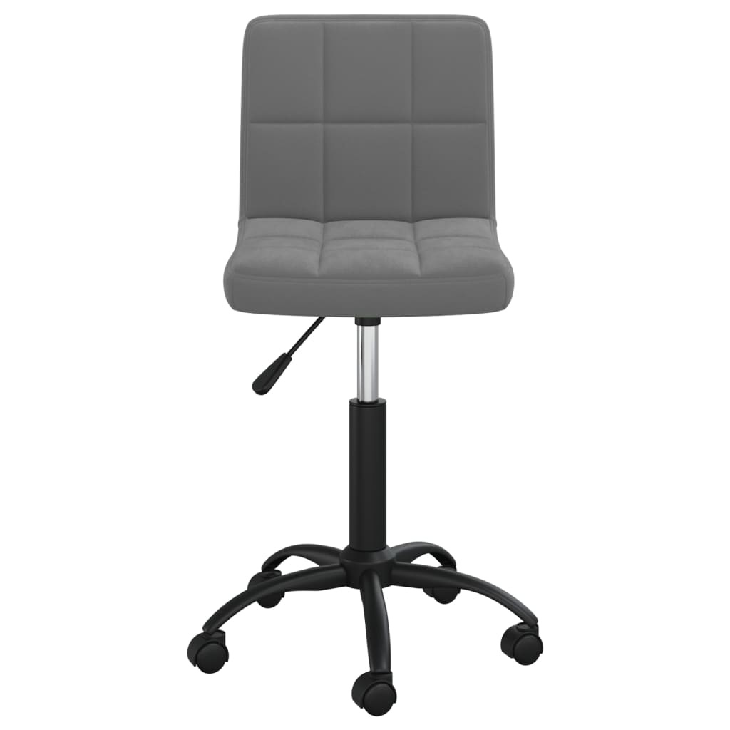 VidaXL Draaistoel Fluweel Grijs -47%! Topdeal!