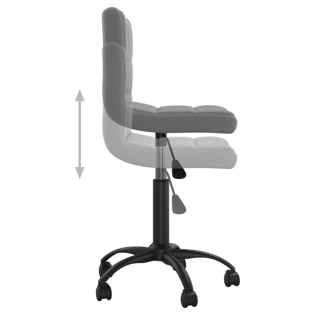 VidaXL Draaistoel Fluweel Grijs -47%! Topdeal!