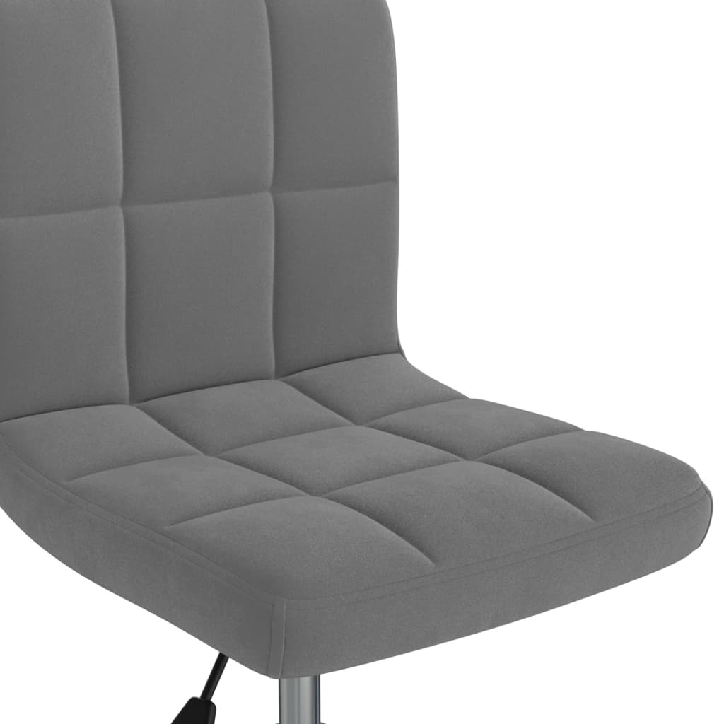 VidaXL Draaistoel Fluweel Grijs -47%! Topdeal!