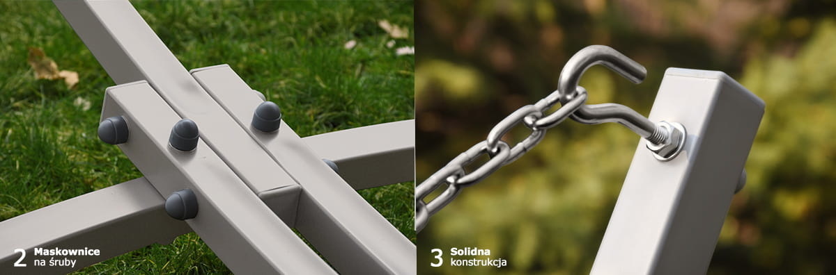 Hangmatframe Viking Choice Zwart - 363cm - 50% Korting!