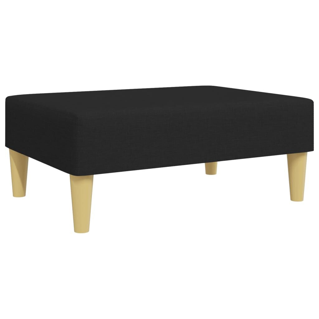 vidaXL Voetenbank Zwart - 77x55x31cm - 68% Korting!