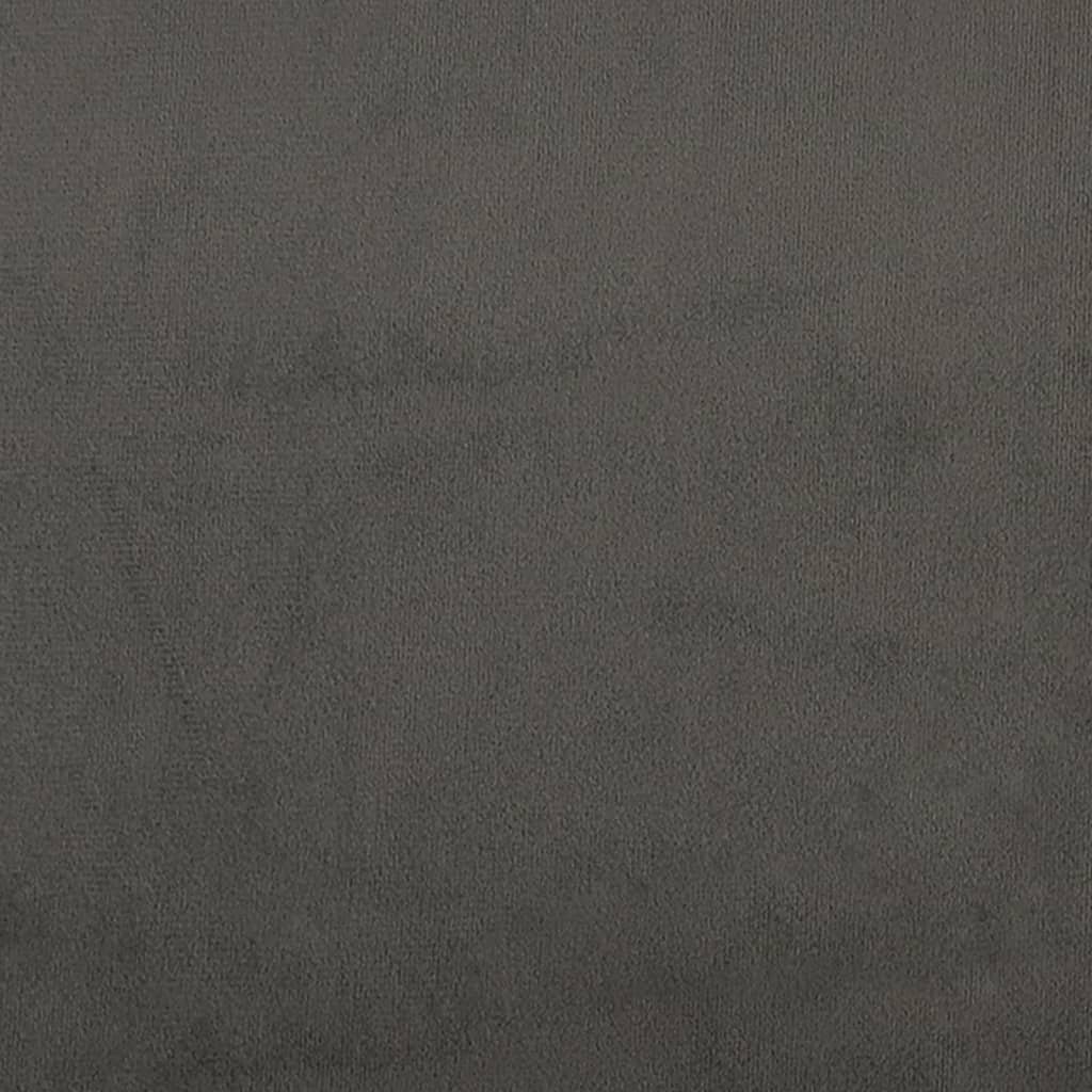 vidaXL Draaibare Kantoorstoel Fluweel Donkergrijs - 35% Korting!
