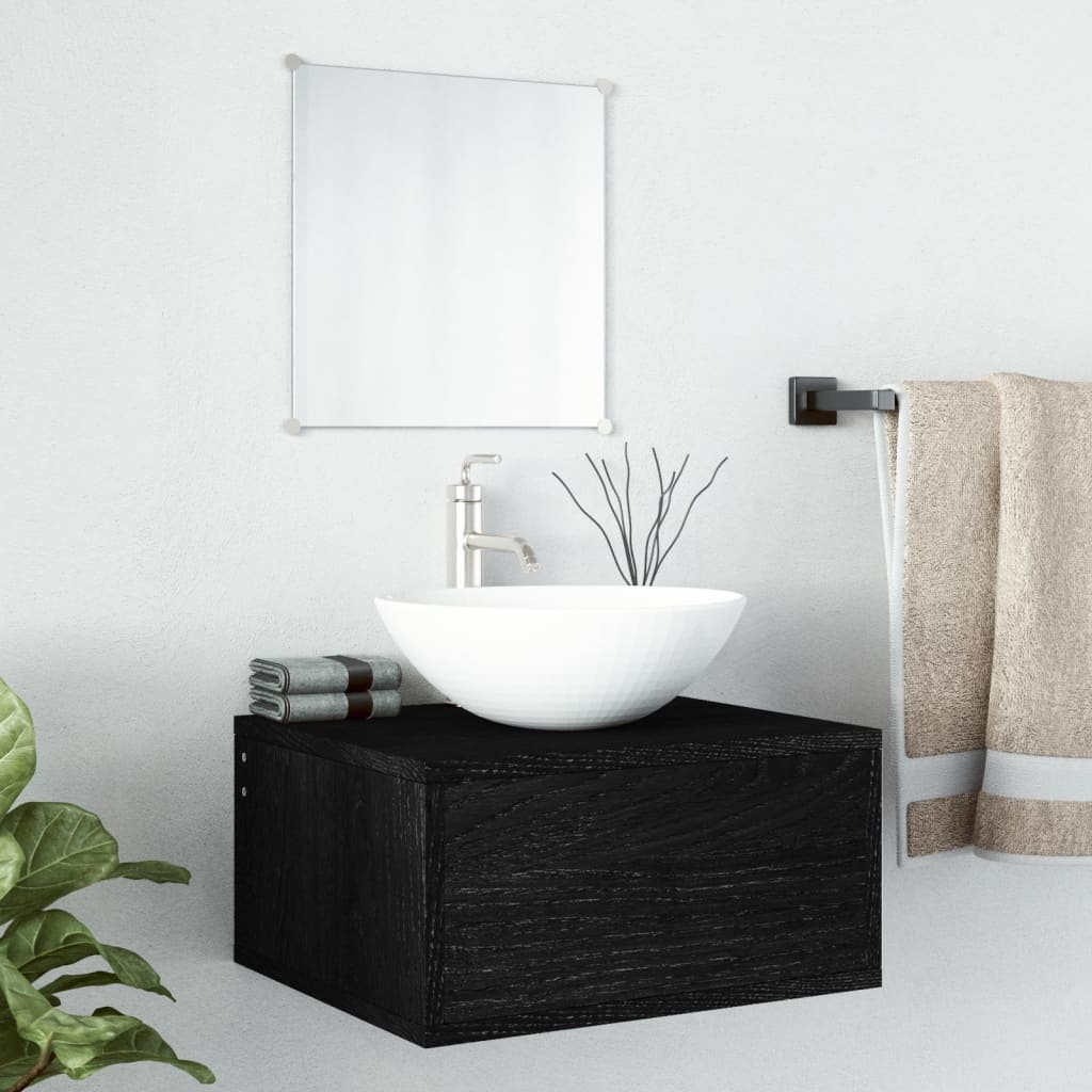 vidaXL Badkamermeubelset Zwart - 2-delig - 35% Korting!