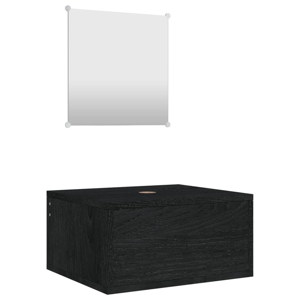 vidaXL Badkamermeubelset Zwart - 2-delig - 35% Korting!