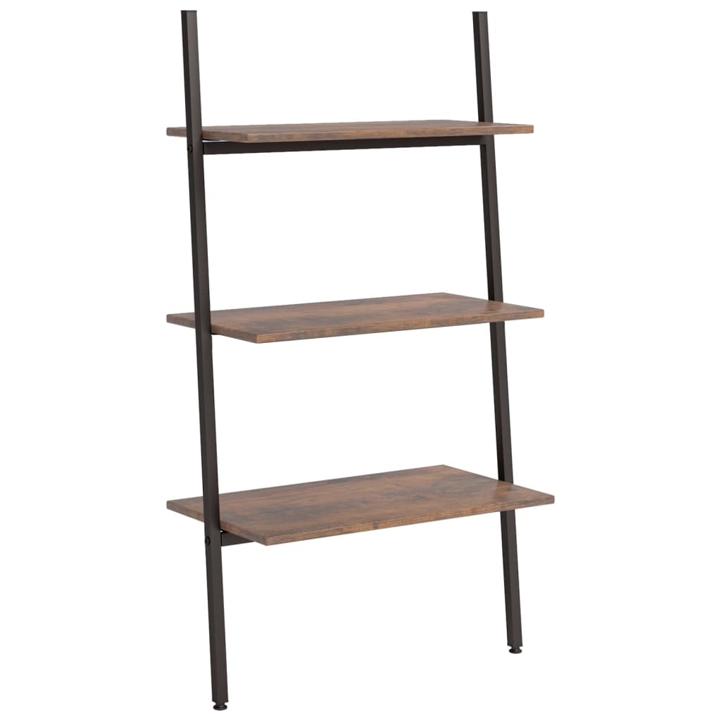 VidaXL Ladderrek Donkerbruin/Zwart - 35% Korting!