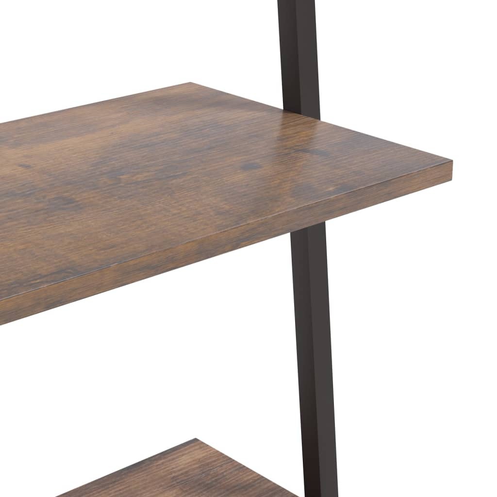 VidaXL Ladderrek Donkerbruin/Zwart - 35% Korting!