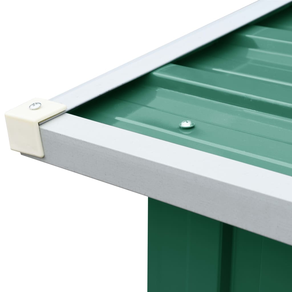 vidaXL Haardhoutschuur Groen 330cm - 35% Korting!