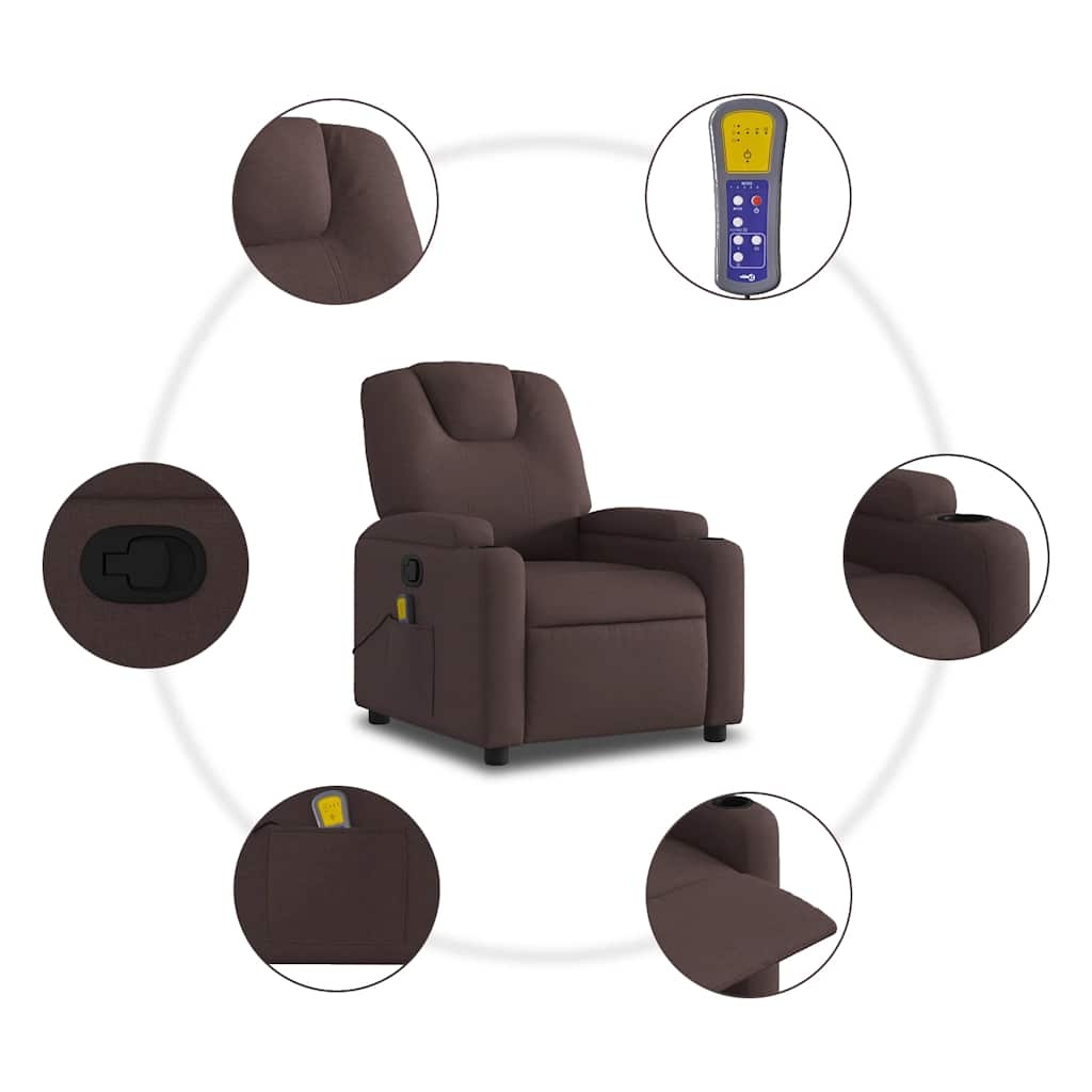 Massagestoel Donkerbruin - 41% Korting! Verstelbaar & Comfortabel