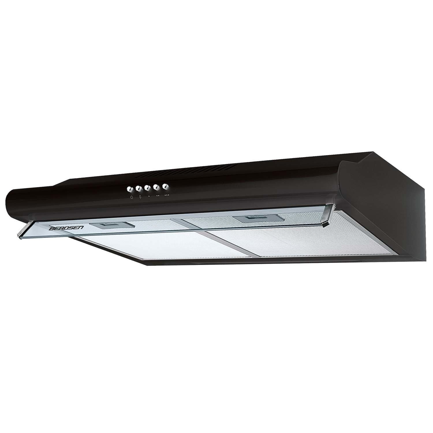 Berdsen Afzuigkap 60cm Zwart - Onderbouw - 60% Korting! (Defect)