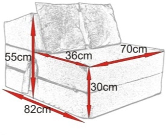 Logeermatras 70x200 + Kussen - OP=OP! 45% Korting