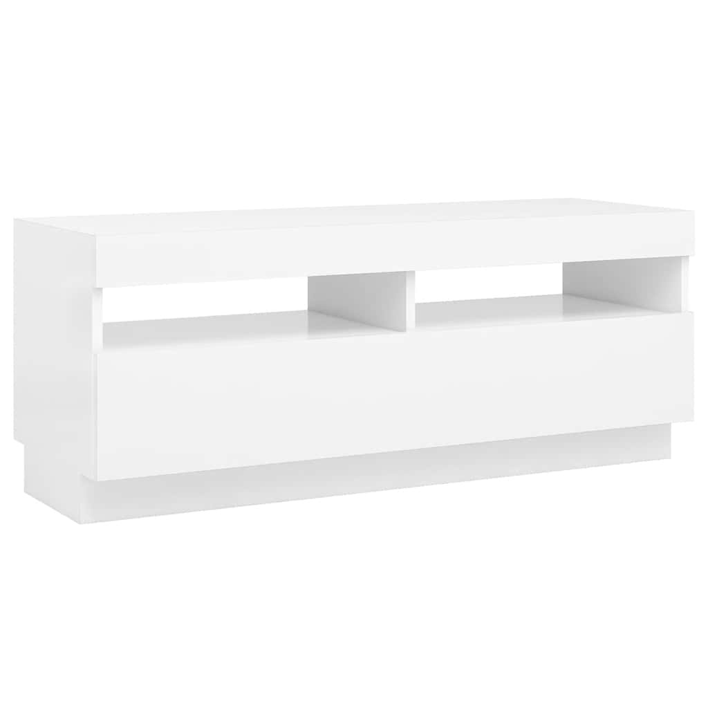 vidaXL TV-meubel LED Wit 100cm - 42% Korting!