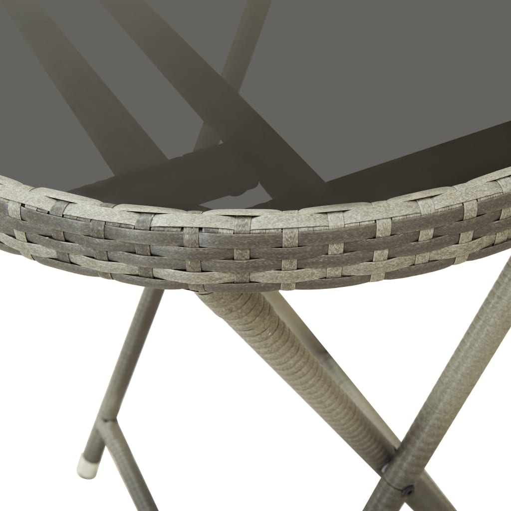 vidaXL Theetafel Grijs 60cm - 35% Korting! Zo Goed Als Nieuw