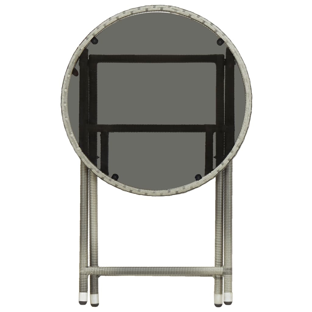 vidaXL Theetafel Grijs 60cm - 35% Korting! Zo Goed Als Nieuw