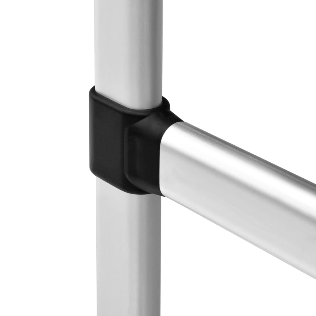 vidaXL Kledingkastsysteem Aluminium - Telescopisch & Verstelbaar - 35% Korting!