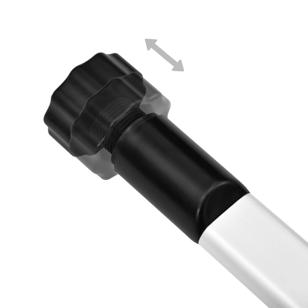 vidaXL Kledingkastsysteem Aluminium - Telescopisch & Verstelbaar - 35% Korting!