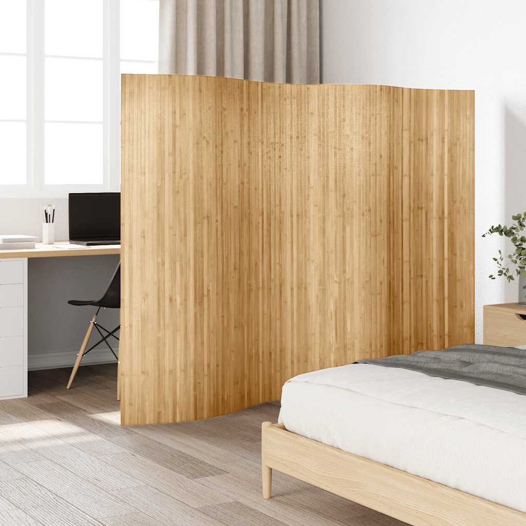 Kamerscherm Bamboe 250x165cm Natuurlijk - 35% Korting!