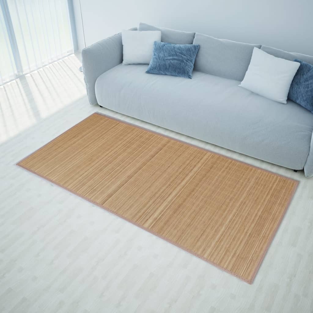 Bamboe Tapijt 150x200cm Bruin - 35% Korting!