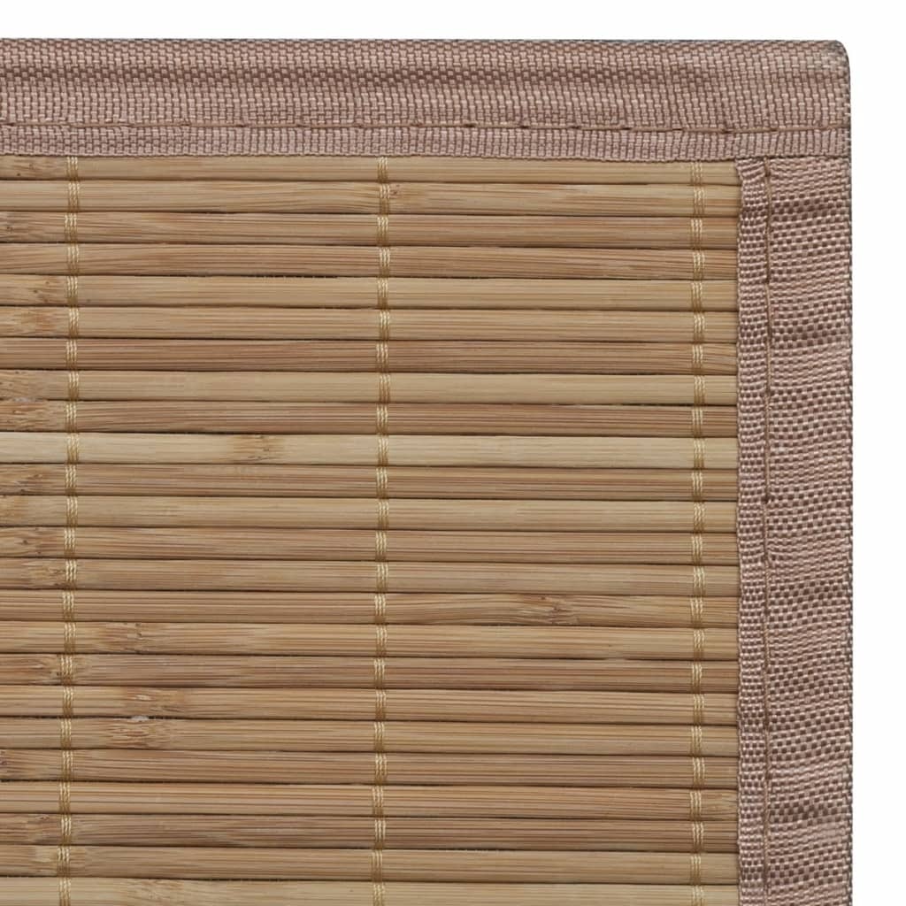 Bamboe Tapijt 150x200cm Bruin - 35% Korting!