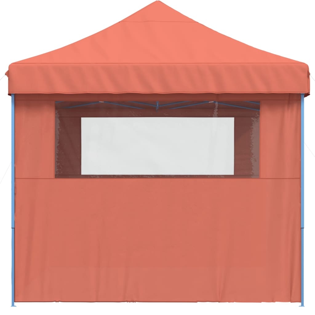 Partytent Inklapbaar Terracotta + Zijwanden - 35% Korting!