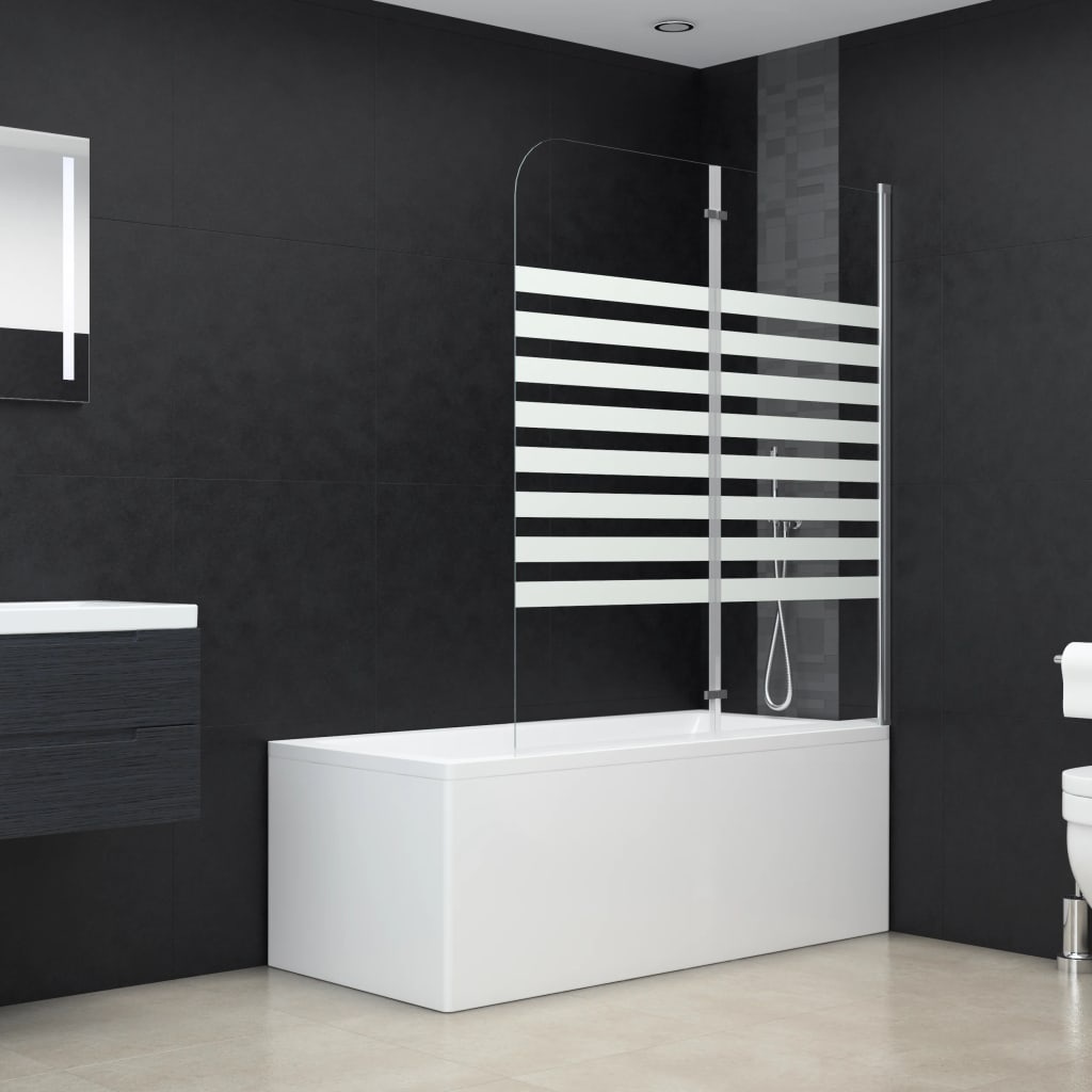 VidaXL Badwand 120x140cm Gehard Glas - 35% Korting!