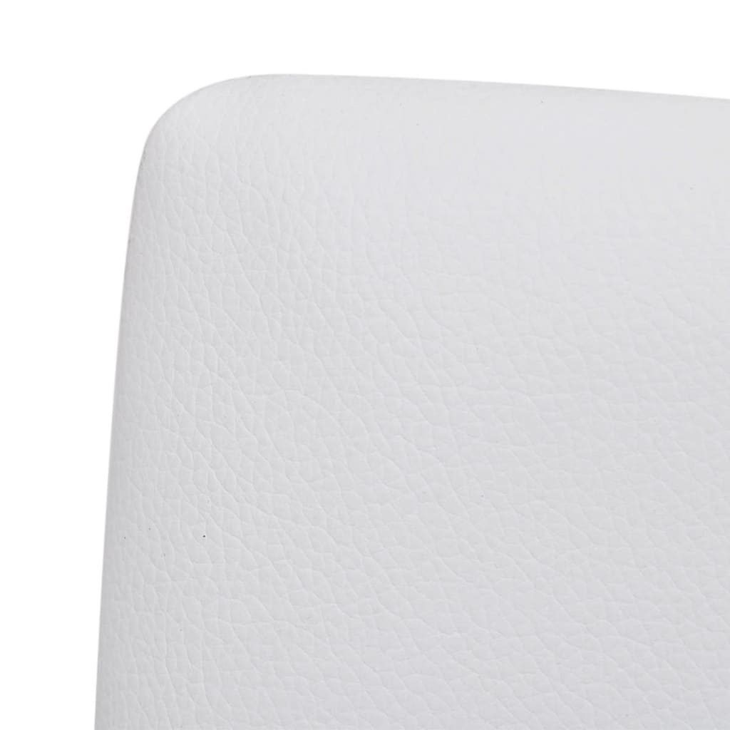 vidaXL Eetkamerstoelen (4x) Wit Kunstleer - 35% Korting!