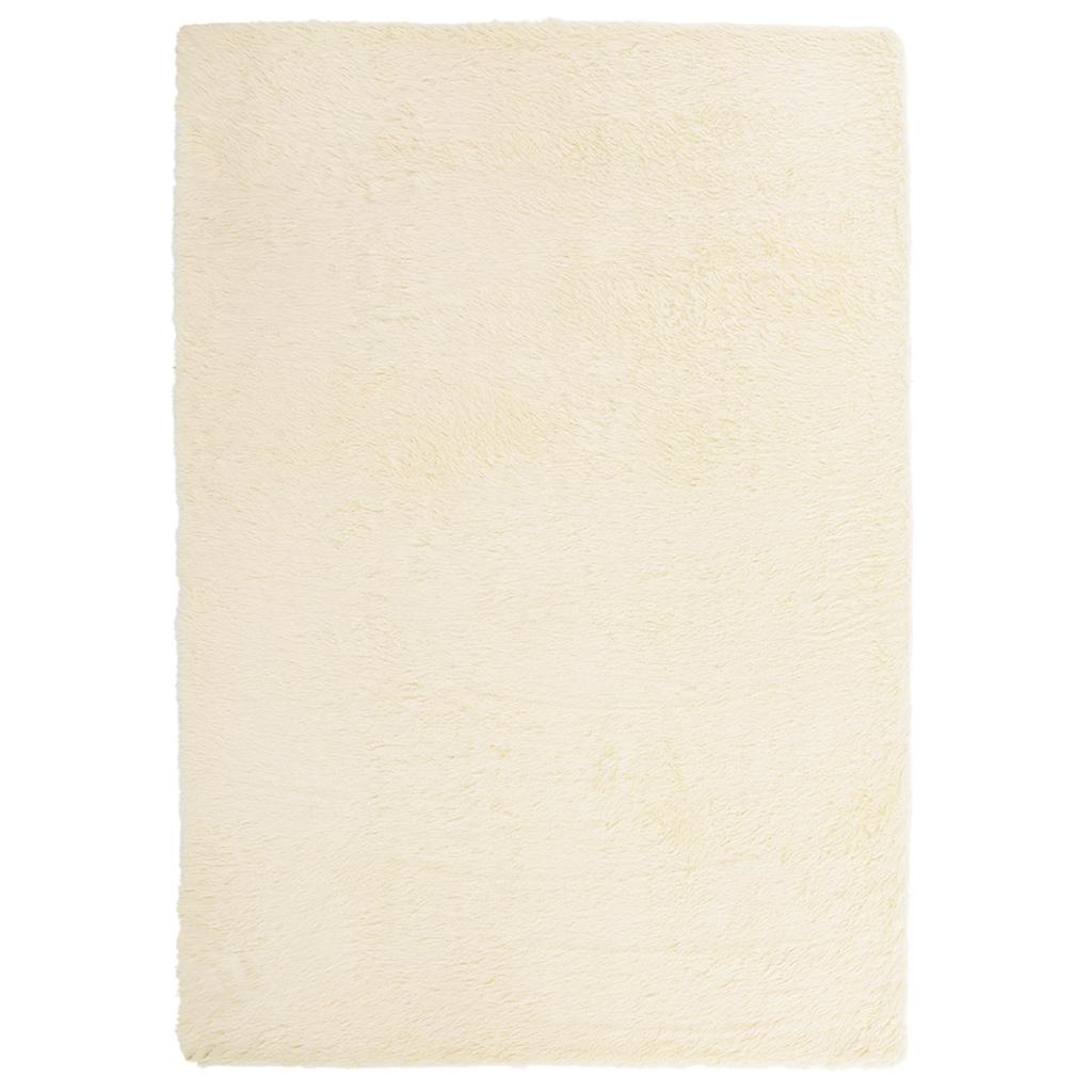 vidaXL NAVARRA Hoogpolig Vloerkleed 240x340 Crème - 35% Korting!