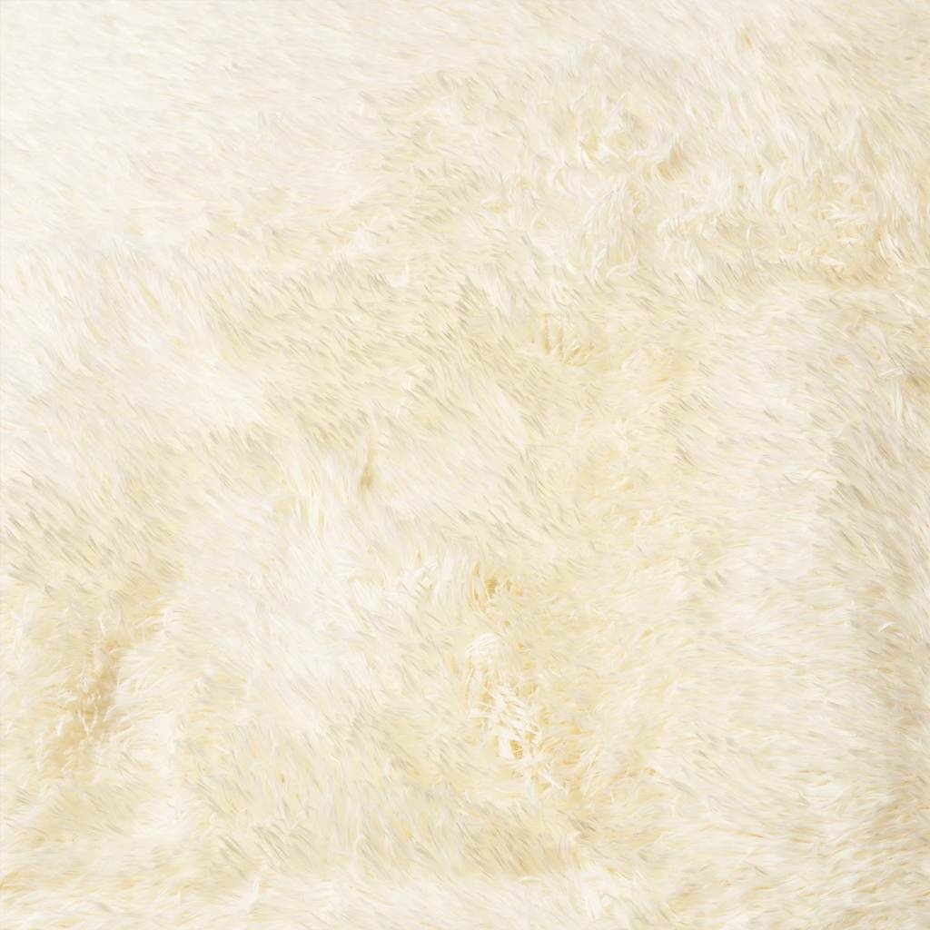 vidaXL NAVARRA Hoogpolig Vloerkleed 240x340 Crème - 35% Korting!